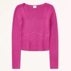 Abercrombie & Fitch Portrait Neck Corset Top